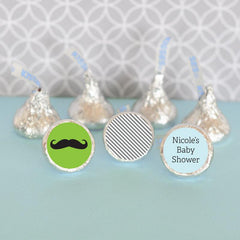 Personalized Little Man Hershey's® Kisses Labels Trio (Set of 108)