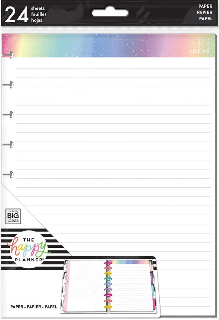 Happy Planner Classic Note Paper - Rainbow Foil