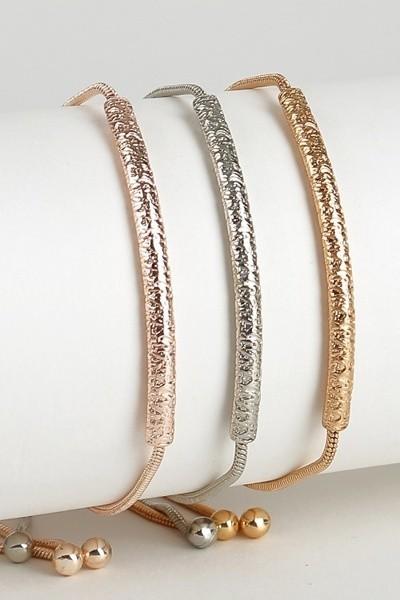  Metal Bar Bracelet 