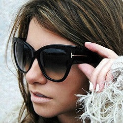 Cat Eye Sunglasses with Gradient Lens