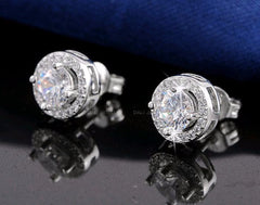 Austrian Crystal Stud Earrings - Multiple Colors Available