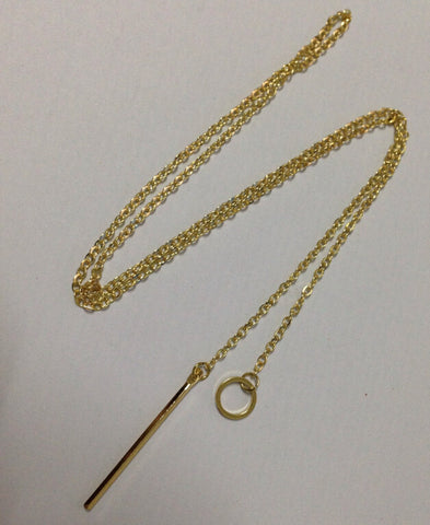 Dainty Gold Tone Necklace