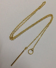 Dainty Gold Tone Necklace