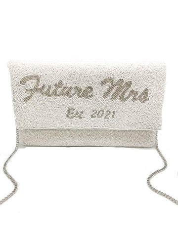 FUTURE MRS. EST 2021 Beaded Clutch