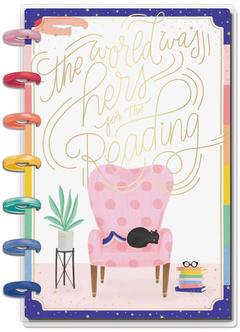 Mini Horizontal Happy Planner - Bookish - 12 Months - Horizontal
