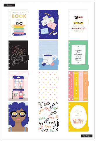 Mini Horizontal Happy Planner - Bookish - 12 Months - Horizontal