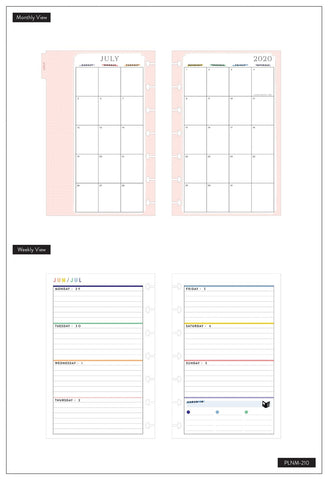 Mini Horizontal Happy Planner - Bookish - 12 Months - Horizontal