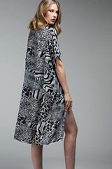 Animal Print Kimono