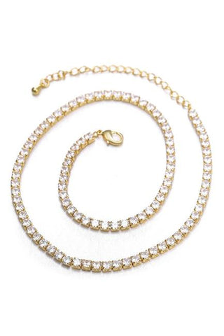 Zircon Chain Necklace