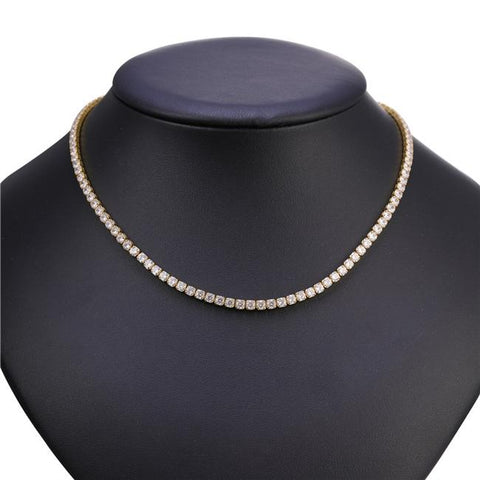 Zircon Chain Necklace