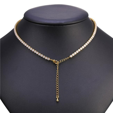 Zircon Chain Necklace