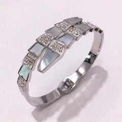 Mother of Pearl Stainless Steel Bangle