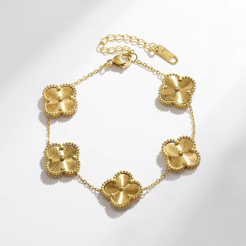 Flower Stainless Steel Necklace/Ring/Suds/Bracelet