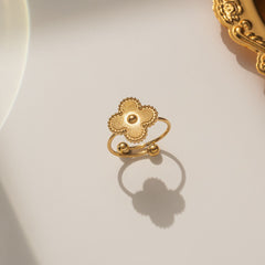 Flower Stainless Steel Necklace/Ring/Suds/Bracelet