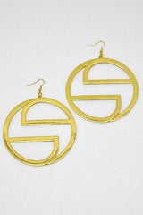 Metal Hoop Earrings