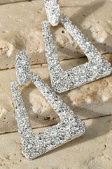 Open Door Knocker Shape Earrings