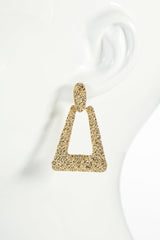 Open Door Knocker Shape Earrings