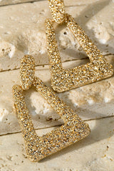 Open Door Knocker Shape Earrings