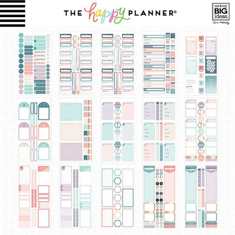 Happy planner Value Pack Stickers - Wellness