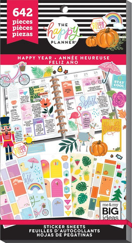 Happy Planner Value Pack Stickers - Happy Year