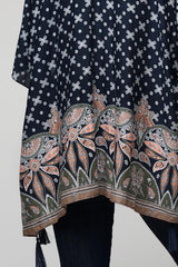 Paisley and Tassel Kimono