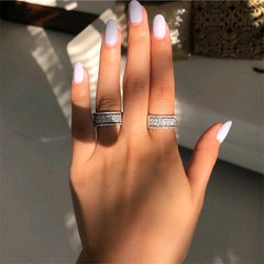 Rhinestone Alloy Rings
