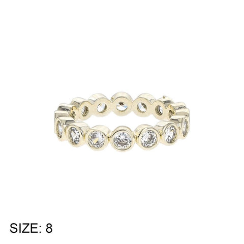 Sized CZ Eternity Band