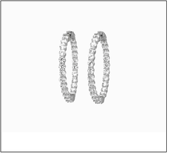 Lisa Cubic Zirconia Hoops