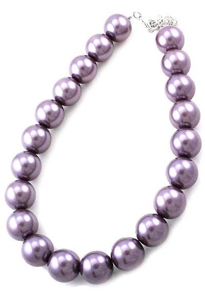 Pearl Necklace Set with 1 inch Ear Drop Pearl Hook Earrings