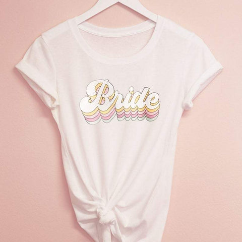 Retro Bride - Bride to Be - Bridesmaid Shirts