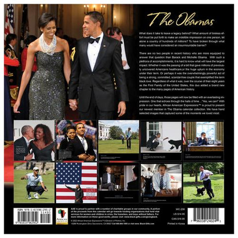 The Obamas Wall Calendar