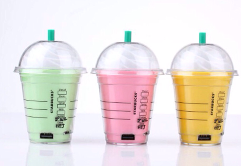 Starbucks Frappucino Power Bank Charger (Pink)