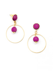 Luxor Beaded Drop Earring