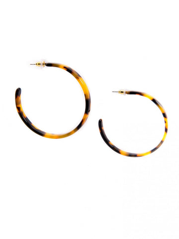 Torti-Ful Hoop Earrings