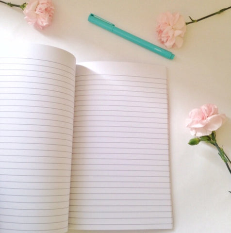 This Girl Runs on Lattes and a Dream Glossy Notebook