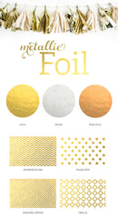 Personalized Metallic Foil Gum Boxes - Wedding