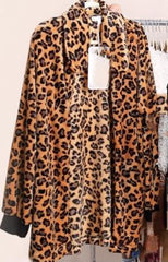 Leopard Faux Fur Jacket
