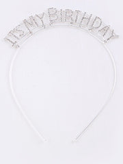It's My Birthday Crystal Headband