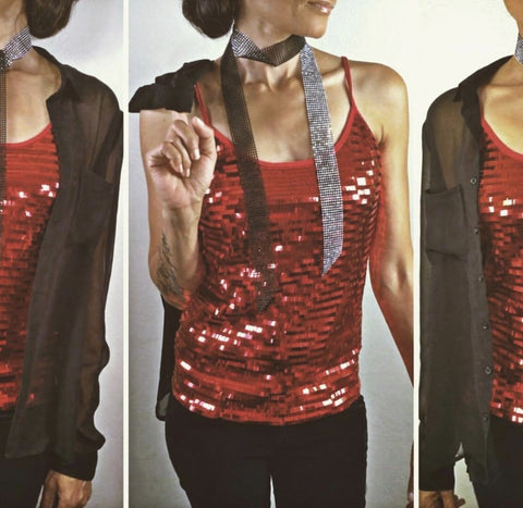 Audrey Choker Tie Necklace