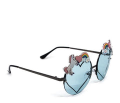 Unicorn and Heart Sunglasses
