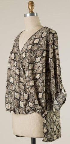 Snakeskin Blouse