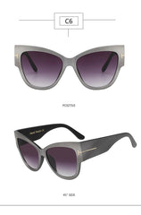 Cat Eye Sunglasses with Gradient Lens