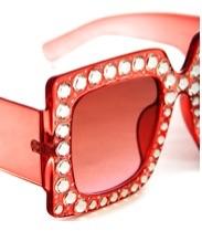 Square Luxury Rhinestone Sunglasses