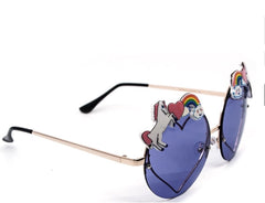 Unicorn and Heart Sunglasses