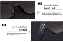 Cat Eye Sunglasses with Gradient Lens