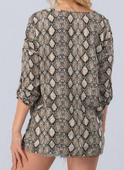 Snakeskin Blouse