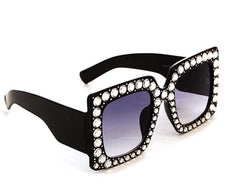 Square Luxury Rhinestone Sunglasses