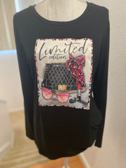 Rhinestone Tee. Bling shirts. Rhinestone T-shirt. Limited Edition shirt.