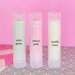 Personalized Floral Garden Lip Balm Tubes (Set of 24)