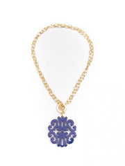 Statement Scroll Pendant Necklace
